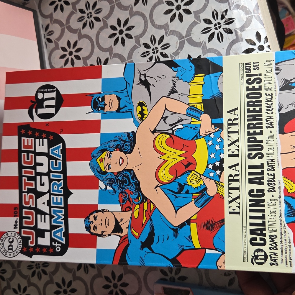 Justice League of America Bath Set
